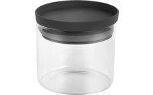 Metaltex Aroma Line Vorratsdosen rund aus Glas mit Silikondeckel