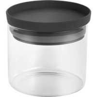 Metaltex  Aroma Line Vorratsdosen rund aus Glas mit Silikondeckel 450 ml
