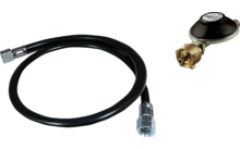 Enders Gasschlauch mit G ¼‘‘ LH Gewinde und Druckregler 50 mbar