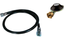 208878 - Enders Gasschlauch mit G ¼‘‘ LH Gewinde und Druckregler 50 mbar