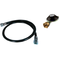 Enders Gasschlauch mit G &frac14;&lsquo;&lsquo; LH Gewinde und Druckregler 50 mbar