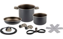 651400 208915 - Brunner Torralta Spacemaster aluminum stackable saucepan set