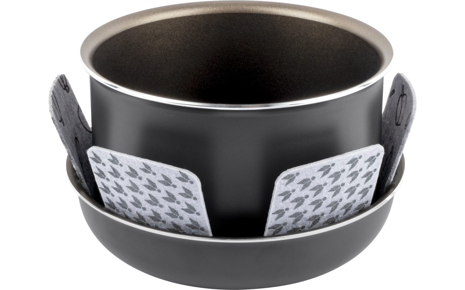 Produktbild Brunner Torralta Spacemaster Kochtopfset Aluminium stapelbar 1