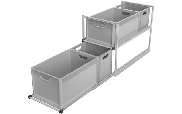 Produktbild SYS-RACK Kastenwagen Heckauszug Regal-System mit 90 cm Teleskopvollausz&uuml;gen 1