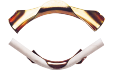 209223 - Lilie Winkelhalterung Messing – Für Schläuche bis 16 mm