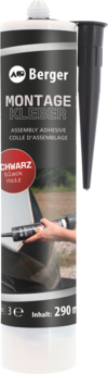 Berger MS 1-2 Montagekleber Kleben & Dichten Schwarz 290 ml