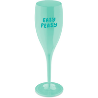 Koziol Cheers No. 1 Easy Peasy Sektglas aus Thermoplastik 100 ml