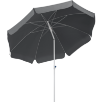 Ibiza Balkonschirm Sonnenschirm mit UV-Schutz 50+ anthrazit 200 cm &Oslash;