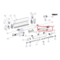 LH+RH CONN LEAD RAIL 5003