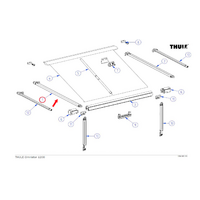 Thule telescopic arm suitable for Omnistor 1200