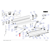 Kit de fixation de bras articul&eacute; Thule