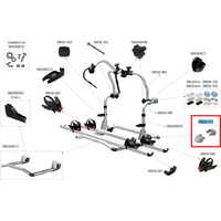 Fiamma Endkappe f&uuml;r Carry Bike Pro / Pro M / Pro C / Pro E Bike / Pro C E Bike Ersatzteilnummer 98656-714 