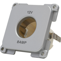 HABA Steckdose f&uuml;r Wohnwagen C-Line 12 V silber