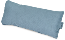 Coussin rectangulaire bleu clair avec texture fine