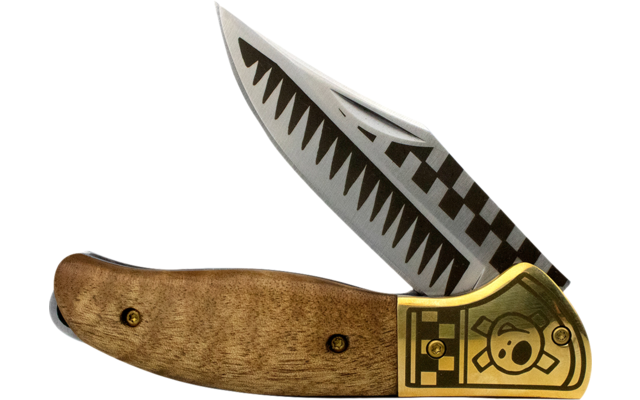 Homeys Tattoo couteau de poche pliable 19,7 cm
