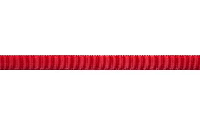 Deux bandes horizontales rouges, la supérieure plus claire avec fines lignes verticales, l'inférieure plus foncée ; un fin trait clair entre elles