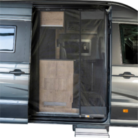 Mayr Van Schiebet&uuml;renmoskitonetz mit Magnetrei&szlig;verschluss geeignet f&uuml;r Crafter / Grand California mit Maschenweite Fine Mesh f&uuml;r Beifahrerseite rechts