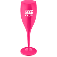 Koziol Cheers No. 1 Good Mood Club Sektglas aus Thermoplastik 100 ml