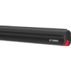 Black elongated rounded housing with white FIAMMA logo on the side and red end cap