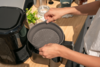 Berger Airfryer Form rund grau