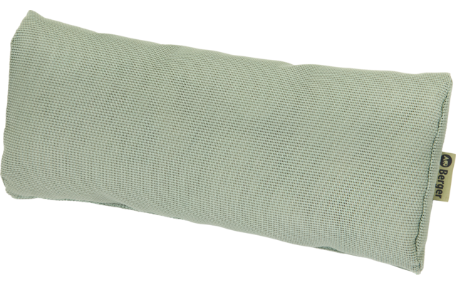 Rectangular light green textured pillow