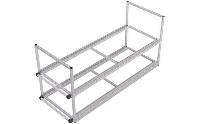 Produktbild SYS-RACK Kastenwagen Heckauszug Regalsystem 120 cm Auszugtiefe 1