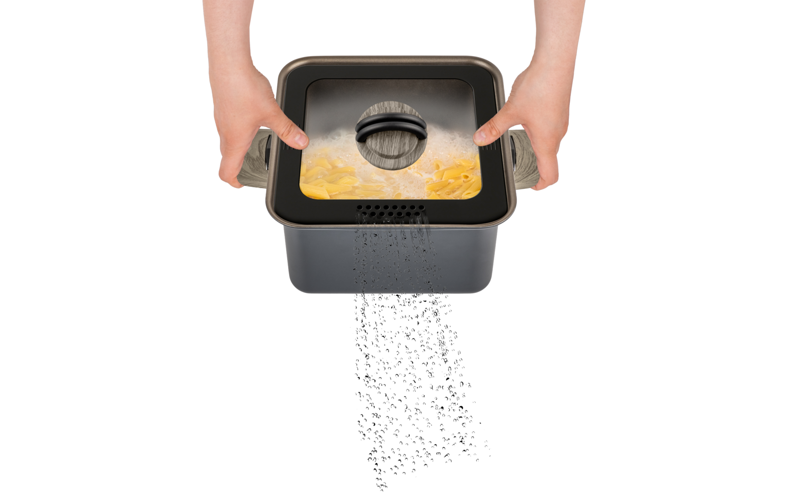 Produktbild Brunner Torralta Square Kochtopfset  6-teilig Aluminium stapelbar und antihaft 1