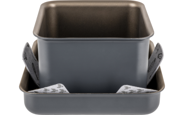 Produktbild Brunner Torralta Square Kochtopfset  6-teilig Aluminium stapelbar und antihaft 1