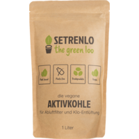 Setrenlo Vegane Aktivkohle f&uuml;r Abluftfilter und Klo-Entl&uuml;ftung 
