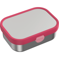Mepal Campus bo&icirc;te &agrave; go&ucirc;ter en inox avec insert bento et fourchette 750 ml Cool pink