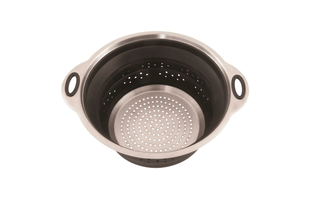 Outwell Collaps Colander Strainer 28 x 24 x 11.5 cm brown / silver