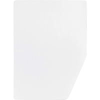 Walra Spannbetttuch Jersey stretch Multifit Weiß für Französisches Bett rechte Ecke