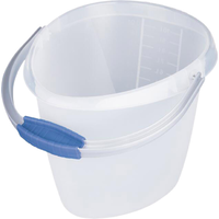 Cubo Lockweiler Softline ovalado 10 litros aqua