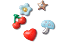 213767 - Crocs Jibbitz Puffy Metals 5er Pack