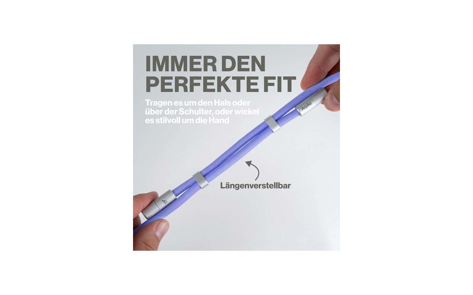 Product afbeelding Aqila Lanyard Power Cable Lightning Smartphone-Trageband 30 W 1