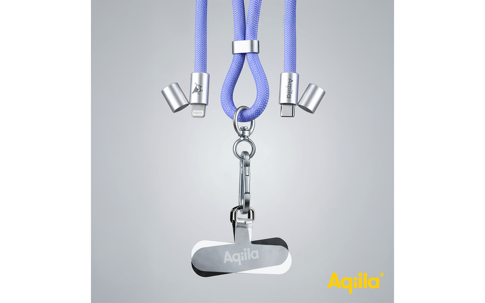 Product afbeelding Aqila Lanyard Power Cable Lightning Smartphone-Trageband 30 W 1
