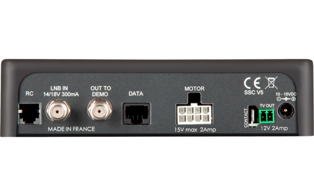 Alden PLA621-G30-240DT Equipo de TV vía satélite compuesto por antena plana con unidad de control S.S.C. HD y TV Ultrawide de 24 pulgadas
