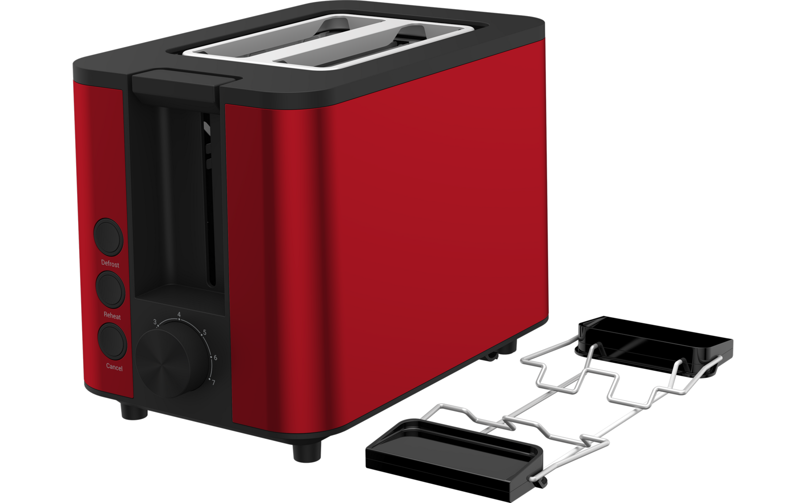Product afbeelding Grundig TA 8340 Toaster mit Br&ouml;tchenaufsatz  950 W 1