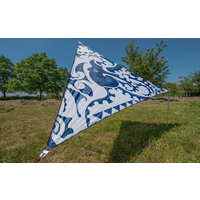 Bent Awning Zip Canvas New Zealand Design Octopus Print/RV Black
