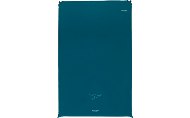 Blaues Buch mit leicht gewelltem Einband