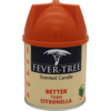 Dose mit orangefarbener Kappe und Aufschrift 'Fever-Tree Scented Garden'