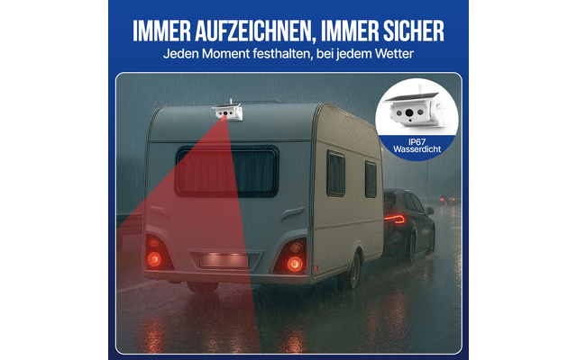 Produktbild Falcon Magnet Funkkamera Zusatzkamera kabellos bis 100 m 1