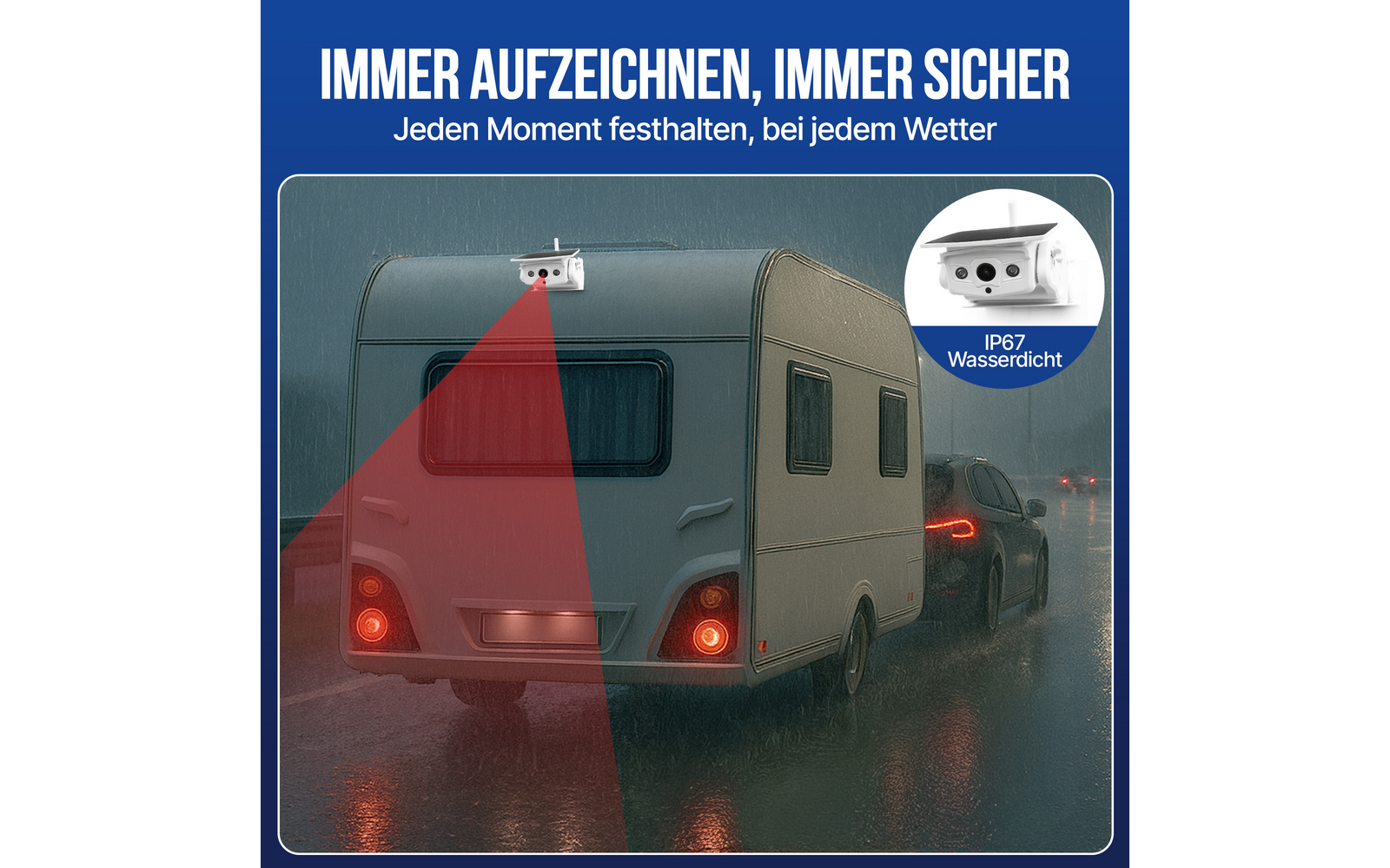 Produktbild Falcon Magnet Funkkamera Zusatzkamera kabellos bis 100 m 1