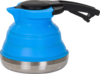 Berger Falt-Wasserkessel Edelstahl blau 1,2 Liter gefaltet 6 cm hoch