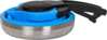 Berger Falt-Wasserkessel Edelstahl blau 1,2 Liter gefaltet 6 cm hoch