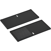 Enders 1/3 Uniq 3 Guss-Wendeplatte beidseitig verwendbar aus emailliertem Gusseisen 44,5 x 20,5 x 1,2 cm