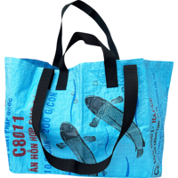 Beadbags Multifunktionstasche Reissack gro&szlig; mittelblau