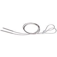 All Grill Flexibles shish kebab wire / grill wire 2 pieces stainless steel 72 cm