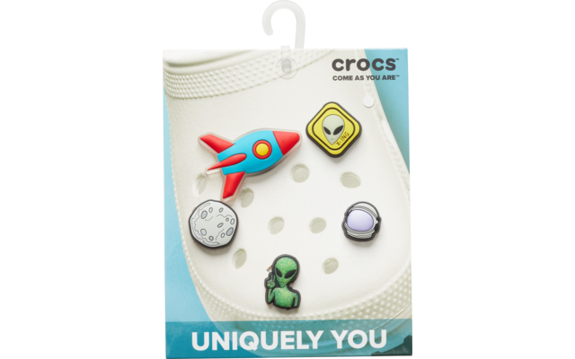 Crocs Jibbitz Outerspace - Lot de 5 stickers pour chaussures
