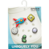 Crocs Jibbitz Outerspace Zapato Pin 5-Pack